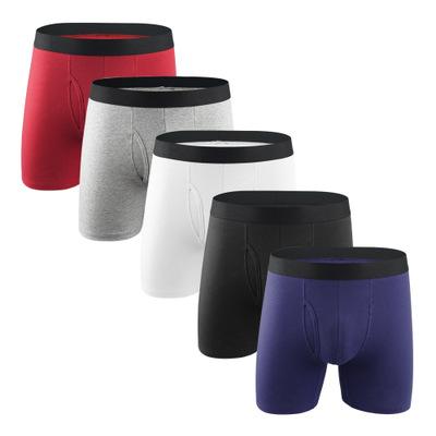 China European Plus Size Man Antibacterial Classic Underwear Briefs Quality Antibacterial Cotton Male Breathable Boxer Shorts for sale