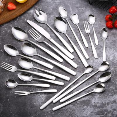 China Sustainable Flatware Hanging Cutlery T Set Stainless SteelSilver Dinnerware Gold Customize OEM for sale