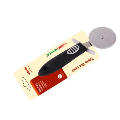 China Factory sale excellent quality 3inch pizza knife steel kitchen utensils durable nylon metal handle 12cm for sale