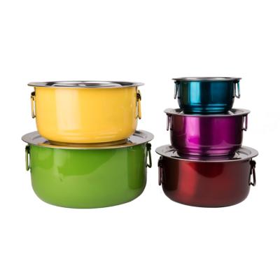 China Latest Product Stainless Steel Sustainable Cookware Set Super Quality Cookware Sets Nonstick for sale