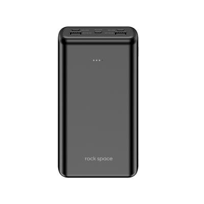 China 2021 Fast Charge Support Rock Space P51 Power Banks 30000mAh Power Station New Arrival Portable Power Bank for sale