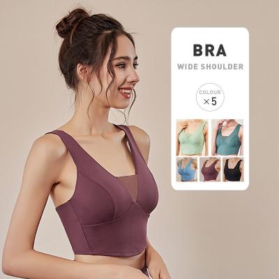 China New Arrival Fashion Women's Gym Breathable Back Bra Women Gym Workout Top Adjustable Strap Sports Bra Women for sale