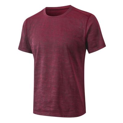 China Hot Sale Breathable Amazon Running Active Gym Sports Fitness Wear Dryfit Breathability Men's Gym T-Shirts for sale