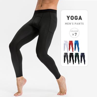 China Breathable Summer Quick Dry Yoga Leggings Printed Gym Workout Men's Yoga Sports Pants for sale