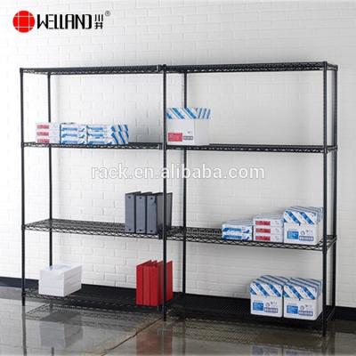 China 4 Tiers High Quality Extra Device Office Furniture Stocked Steel Backrest Rack for sale