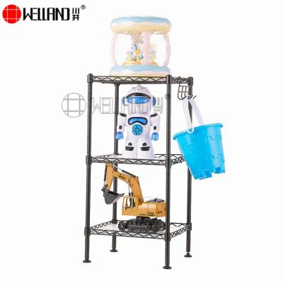 China Viable Hot Sale OEM ODM 3 Tiers Adjust Wire Shelf Metal Shelving Kitchen Storage Rack for sale