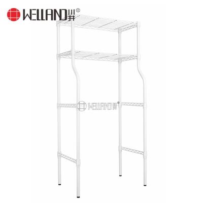 China New Sustainable Bathroom Toilet Shelf Rack Above Multi-Layer Washing Machine Storage Rack for sale