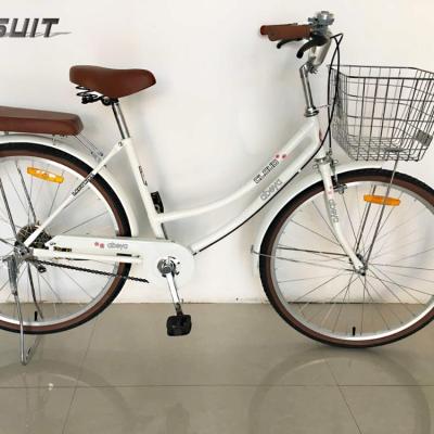 China 24 Inch 26 Inch Mens Steel Aluminum Ladies Womens City Bicycle Commuter Urban Bikes for sale