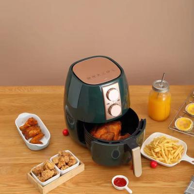 China High quality hotel durable using three-dimensional curb heating and automatic power off air fryer plastic double for sale