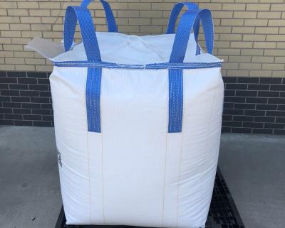 China Large Fibc Jumbo Bags , Circular Construction Bulk Storage Bags 35x35 Size for sale