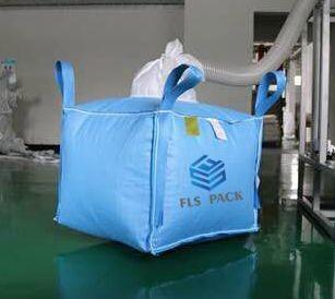 China Blue PP Conductive Big Bag TYPE D 1000KGS Capacity Of CROHMIQ Fabric for sale