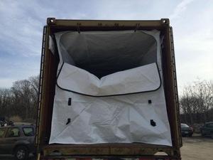 China White Bulk Liner Bags 20 Feet Size With Diverse Load / Discharge Spout for sale