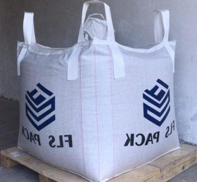 China 100% Virgin Polypropylene FIBC Bulk Bags 1 Ton , Empty Jumbo Bags U - Panel Shape for sale