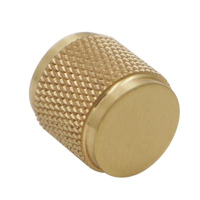 China Modern Solid Brass Handles Round Cabinet Knobs Kitchen Drawer Furniture Brass Knob Handle for sale