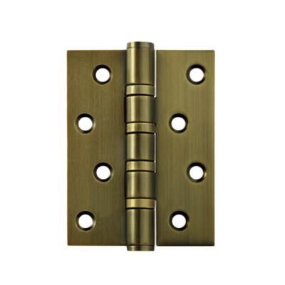 China Modern Stainless Steel End Bearing Heavy Flat Flush Hinge, 4 Inch Antique Brass Exterior Wood Door Hinge for sale