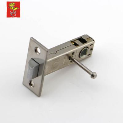 China stainless steel & Brass Square Mortise Door Latch 60mm Tubular Backwash Privacy Lock Latch For Bedrooms With An Emergency Release for sale