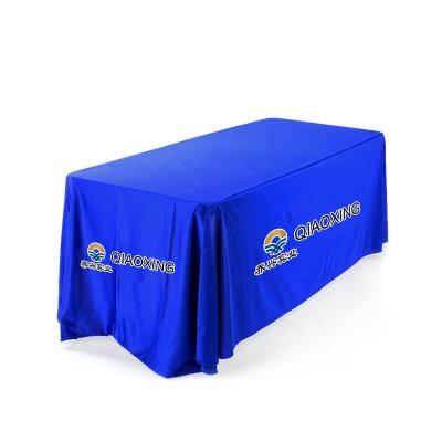 China Various Environmentally Friendly And Durable Widely Used Custom Logo Trade Show Table Cloth Round Table Cloth Party for sale