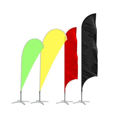 China Promotional Rectangular Cheap Beach Flags Waterproof Wholesale Flying Flag Banner Beach Flag For Sale for sale