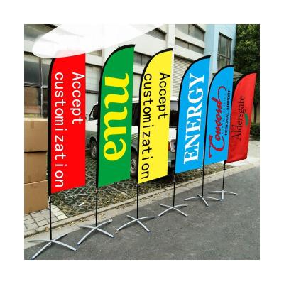 China Waterproof Knife Banner Fished Flag Banners Beach Flag Banners Beach Flags With Double Sides Printing for sale