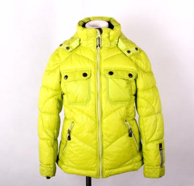 China Breathable Thicken New All-Match Fluorescent Green Winter Hooded Men Waterproof Stripper Jacket for sale