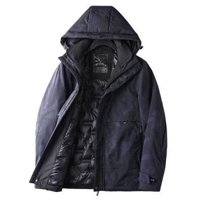 China Best New Design Breathable Streetwear Winter Hooded Anorak Bomber Jacket Men for sale