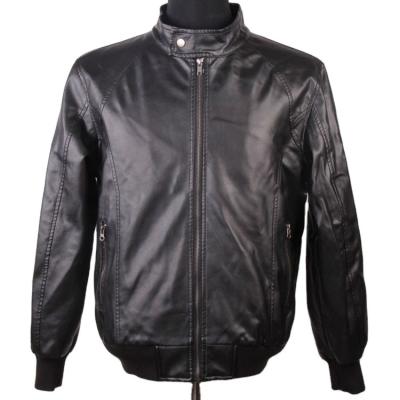 China Wholesale waterproof promotional products china pu fabric zipper pocket brandleather waterproof jacket for sale