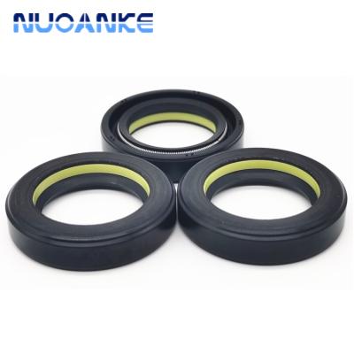 China Metal Case+Rubber Lip+Spring Rubber Manufacture FKM NBR Oil Seal High Temperature Shaft Seals Crankshaft Seal For Gearbox for sale