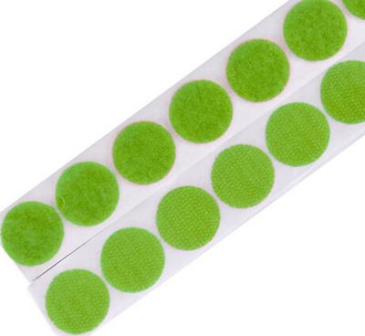 China Durable Convenient Reusable Adhesive Tape Coin 100%Nylon Hook And Loop Dots for sale