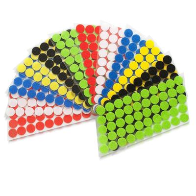 China Customized Sticky Hook and Loop Viable Dots For Easy DIY Colorful Coins for sale