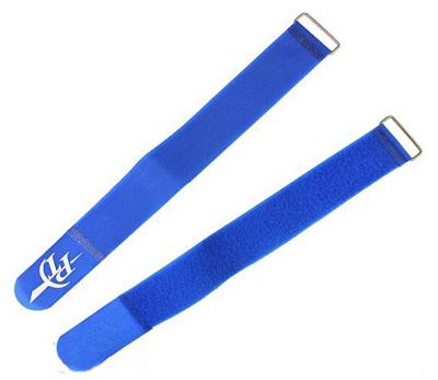 China Customized Viable Adjustable Logo Print Hook And Loop Battery Strap Cable Ties for sale