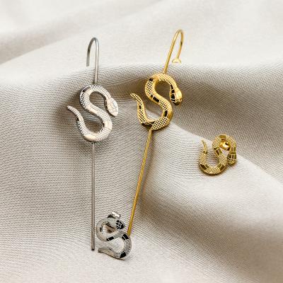 China Animal Fashion Jewelry China High Quality Stainless Steel Gold Plated Big Large Hook Earrings for sale