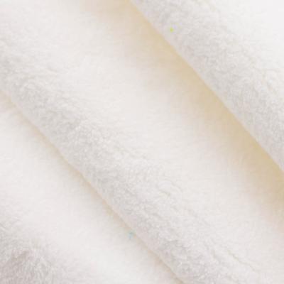 China QUICK DRY Woven Polishing Microfiber Thick Polyester Cloth Water Absorbent For Roller Brush White High Density for sale