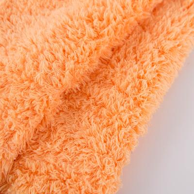 China QUICK DRY Microfiber Fleece Cloth Weft Knit Teddy Fleece Super Soft and Water Absorbent for Microfiber Cloth and Mops for sale