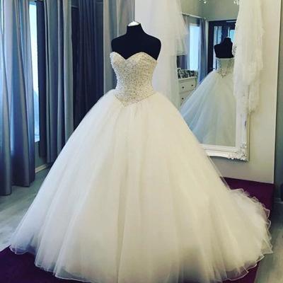 China Latest Viable Best Price Single Sparkly Crystals Beaded Wedding Dress Sleeveless Top for sale