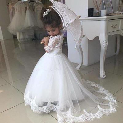 China Breathable Princess Wedding Party Wear dresses for 2 years old babies for sale