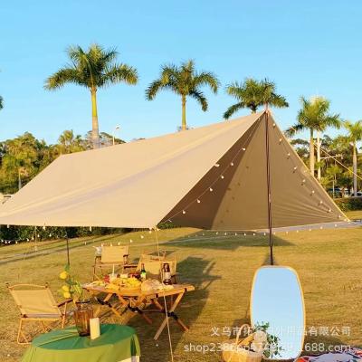 China Portable outdoor tent outdoor camping awning multi-over sunshade rectangular picnic awning and awning rainproof tent for sale