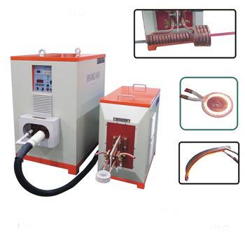 China High Frequency Induction Heating Machine 200-500KHZ Induction Heating Quenching Machine 60KW for sale