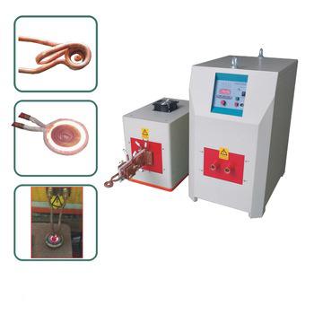 China 30KW Induction Heating Machine 200-500KHZ High Frequency Gold Melting Heating Machine for sale