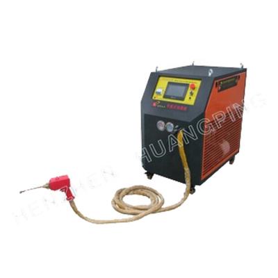 China Coople Pipe Welding Easy Control Induction Heater Mobile Cooper Pipe Welding Machine with PLC and Cooler SPY3-18-C2-PLC for sale