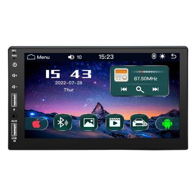 China GPS Wholesale vehicle 7 Inch Multi-function 7 Color Lights Two USB Ports FM BT Calls HD Video Display Losses Music Remote MP5 Radio for sale