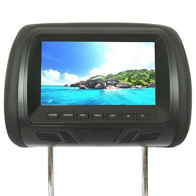 China All cars 7 Inch DC12V Car LCD SD USB  FM MP5 Video Player BT   Digital Display HD Headrest Monitor Rear Seat Entertainment With Remote for sale