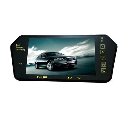 China Remote Control 7 inch Rear view Camera TFT HD 1080P USB Parking Mirror System LCD Monitor Backup High brightness Night Vision  Reversing System for sale