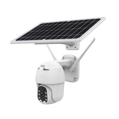 China Q5-4G Android IOS Solar System HI3518E Chip Solar PIR+Radar Solar Smart 1080P HD PTZ Outdoor Camera Dual Cha Max Support 6 18650 Batteries for sale