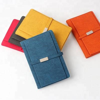 China Custom Closure Classic Hardcover B5 A5 B6 Magnet Planner Leather Notebook for sale