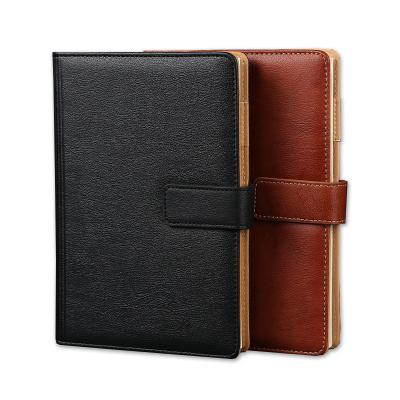 China PU Magnetic Planner Custom External Leather Magnetic Weekly Agenda for sale