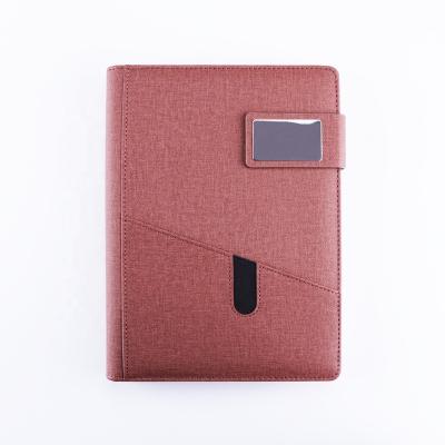 China High Quality ZJ A5 A6 Stationary Ring Binder Pu Leather Notebook Budget With Magnet for sale