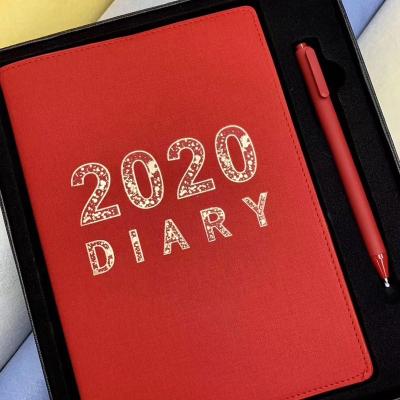 China 2020 ZJ hardcover book STATIONERY diary set for sale