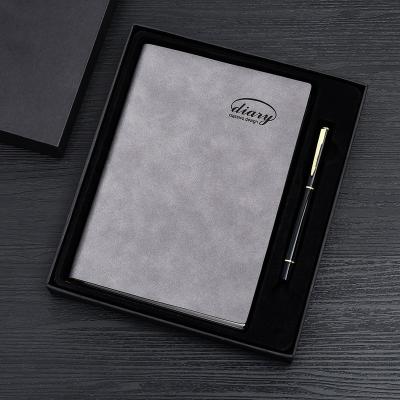 China 2020 ZJ newcomer B5 A5 soft cover notebook set with pen with logo customized for sale