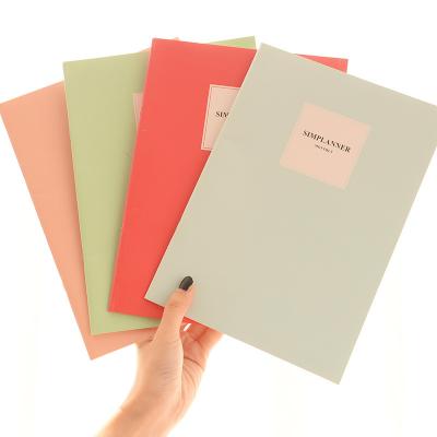 China Printed Colorful Paper Cover Printing School Daily Notebook for sale