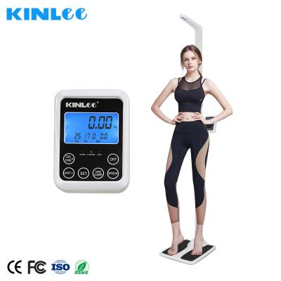 China Fat Body Composition Analyzer Human Body Scale Measuring LCD Display to Show Digital Balance Height and Weight Scale for sale